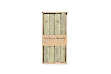 Sasa Bamboo Placemats set of 4 (Olive Green)