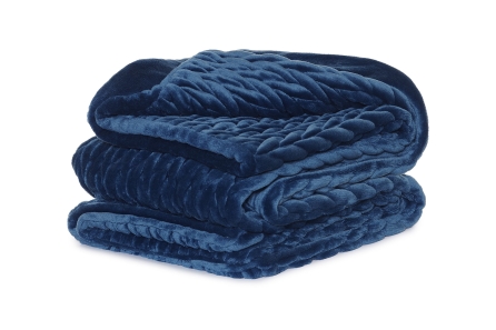 FC Chunky Braid Throw Legion Blue
