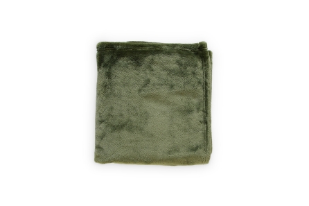 FC Deep Fleece Throw Deep Green
