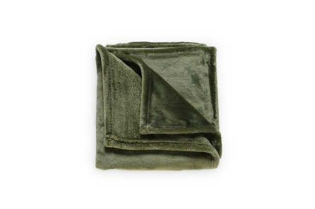 FC Deep Fleece Throw Deep Green