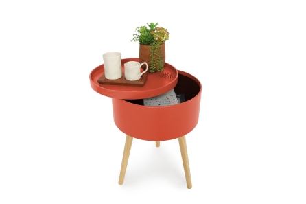 FC Tall Cache Table Ochre