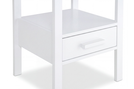 FC Etta Bedside Table White