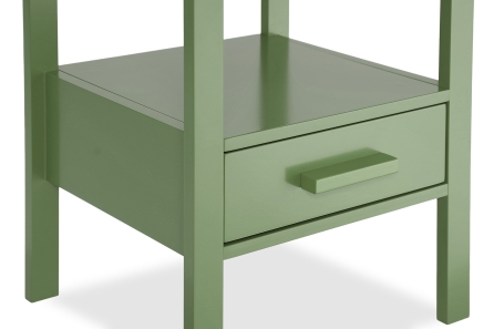 FC Etta Bedside Table Olive Green