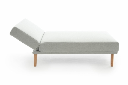 Snooze Sofa Bed (Grey) - Partially unfolded