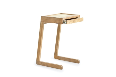 Futon Company Oak Ledge Table With Drawer