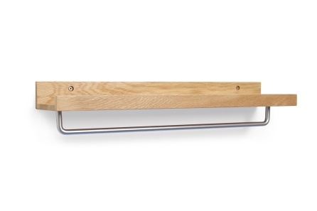 Oak Deep Rail With Hanging Bar Cm