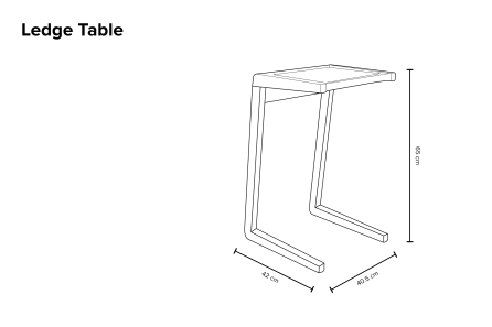 Ledge Table Htaj Td