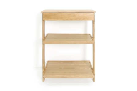 Laya Leaning Shelves With Drawer