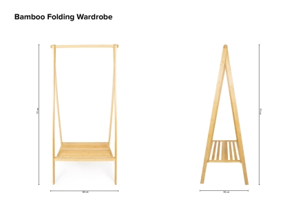 Bamboo Folding Wardrobe