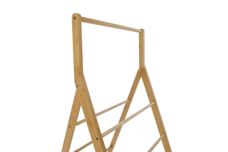 FC Bamboo Folding Laundry Ladder