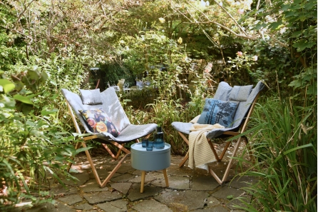BUtterfly Chair Grey LF Bromley