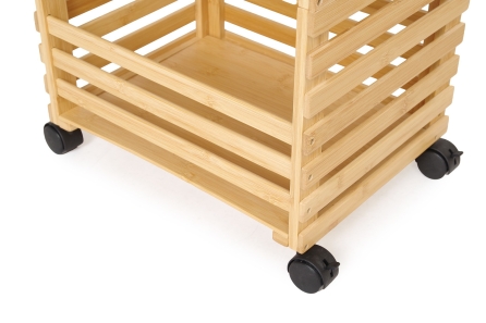 FC Hugo Stacking Bamboo Rolling Storage