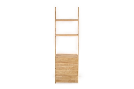 FC Oak Rounded Leaning Ladder COD
