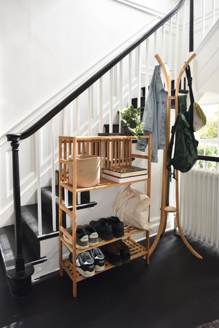 FC Bamboo Coat Stand Akira Shelves Georgian Park LS