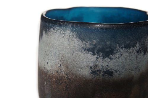 FC Lumo Glass Mijas Tea Light Oslo Blue