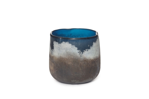 FC Lumo Glass Mijas Tea Light Oslo Blue