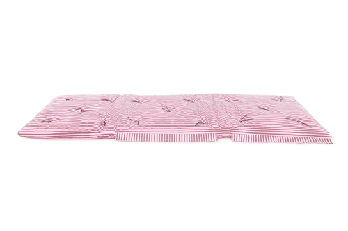 FC Zip Up Bed French Stripe Pink