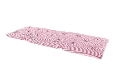 FC Zip Up Bed French Stripe Pink