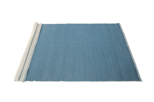 FC Large Hapur Cotton Ribbed Rug Nordic Blue