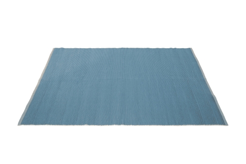 FC Large Hapur Cotton Ribbed Rug Nordic Blue