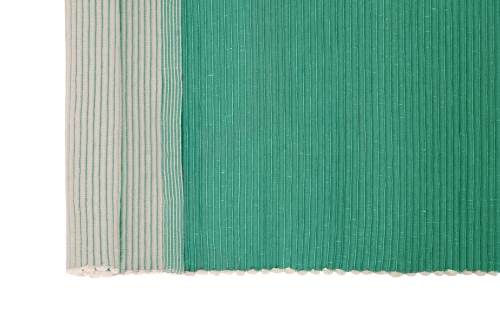 FC Large Hapur Cotton Ribbed Rug Teal