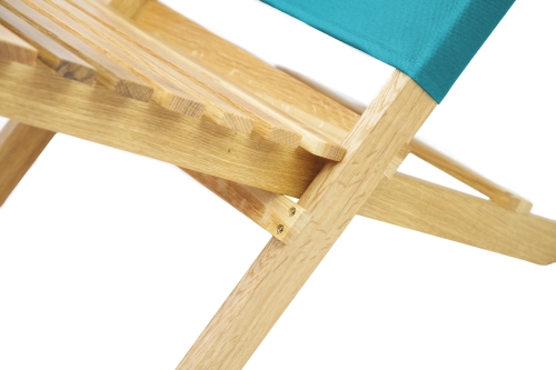 Futon Company Oak Deck Chair Teal