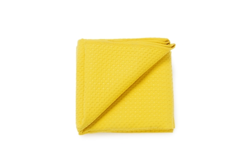 FC Quilted Dimple Squares Bedspread Mimosa Yellow