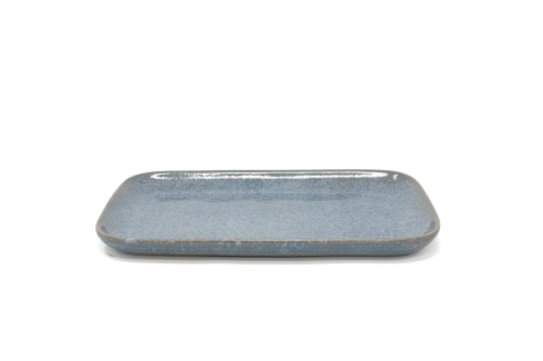 Reactive Glaze Side Plate Nordic Blue
