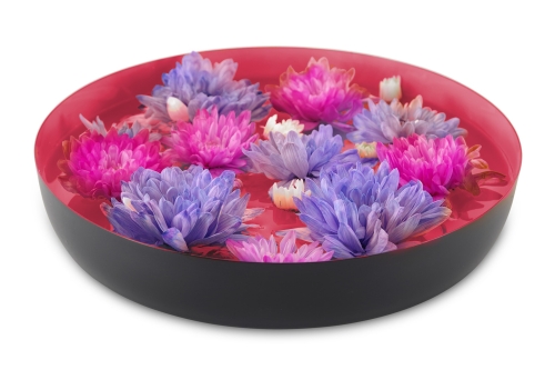 FC Enamel Flower Bowl Sunset Pink