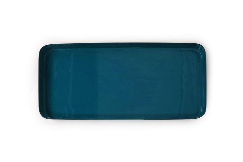 FC Enamel Rectangular Tray Oslo Blue Large