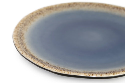 FC Noba Glaze Side Plate Blue