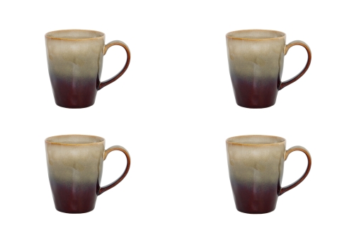 FC Reactive Glaze Cappuccino Mug Starling Set