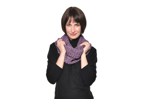 FC Chenille Neck Warmer Mulberry Purple Ora Ug