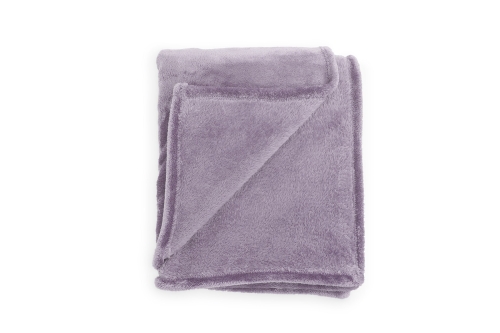 FC Deep Fleece Bedspread Mulberry Purple