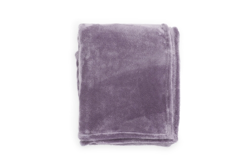 FC Deep Fleece Bedspread Mulberry Purple