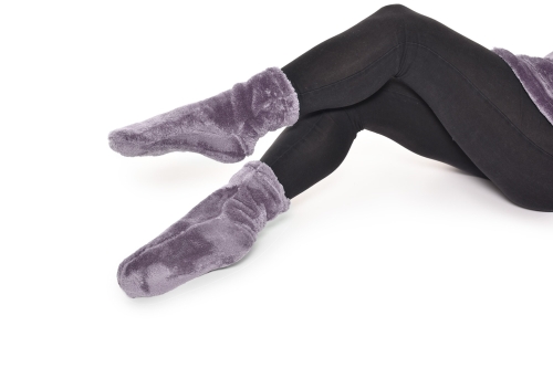FC Deep Fleece Socks Mulberry Purple