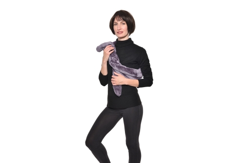 FC Hagu Hot Water Bottle Deep Fleece Mulberry Purple