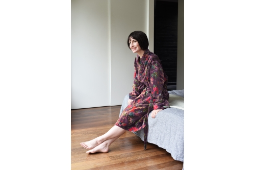 FC Paradise Velvet Robe Mulberry Purple