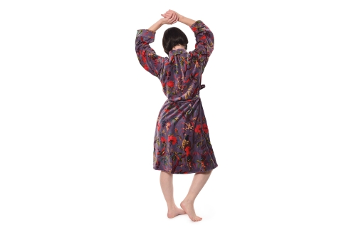 FC Paradise Velvet Robe Mulberry Purple