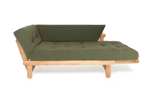 Oak Twingle Half Rib Green