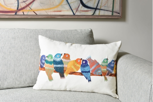 FC Birds On A Branch Cushion AS LS Nfb Xk