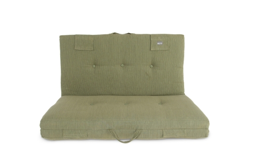 FC Lofa Sofa Half Rib Olive Green