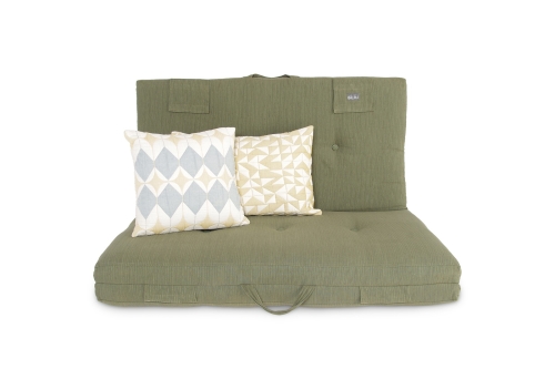 FC Lofa Sofa Half Rib Olive Green
