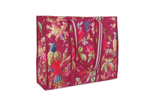 FC Paradise Quilted Shopper Garnet Red