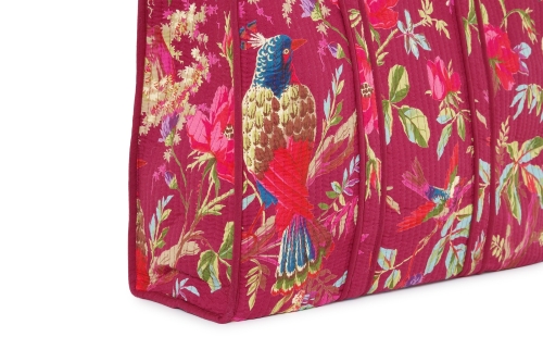 FC Paradise Quilted Shopper Garnet Red