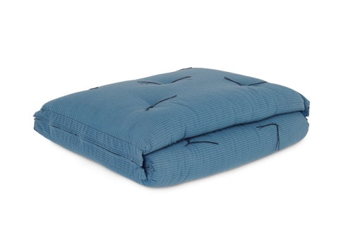 FC Zip Up Half Rib Oslo Blue