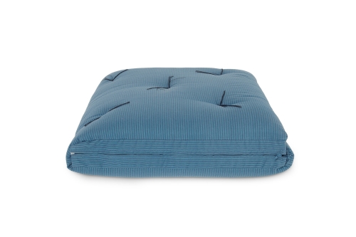 FC Zip Up Half Rib Oslo Blue