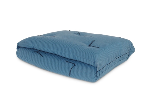 FC Zip Up Half Rib Oslo Blue