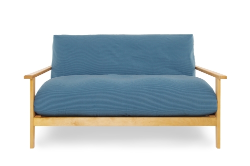 BF Seater Cover Half Rib Oslo Blue