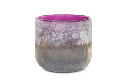 Lumo Glass Nerja Pot (Mulberry)